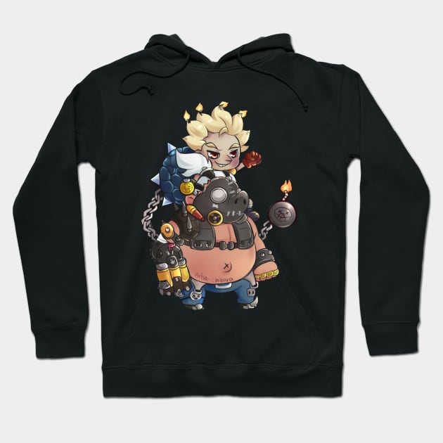 Junkrat Roadhog Hoodie by arisachibara